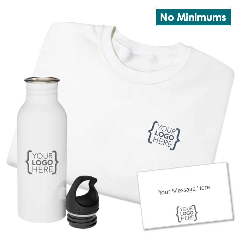 On-Demand Crewneck Sweatshirt + Water Bottle Kit