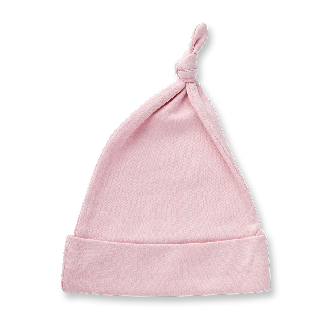 Sapling - Dusty Pink Knotted Hat (small)