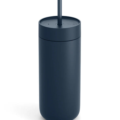 FELLOW Carter Cold Tumbler with Straw 16oz Dark Blue