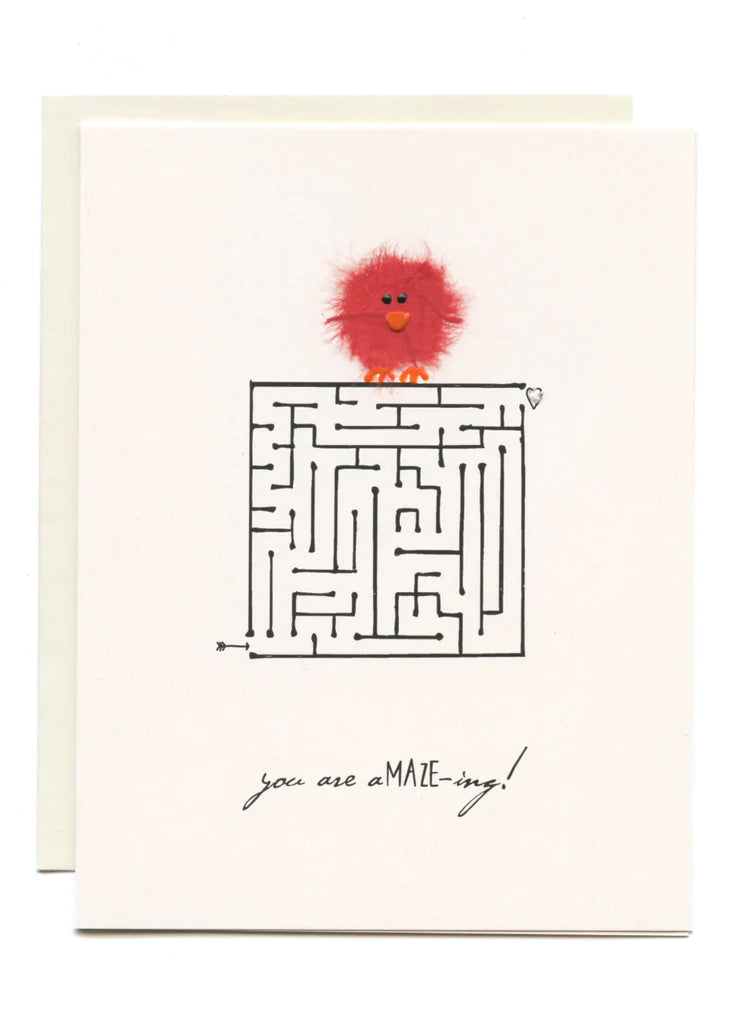 You are A-MAZE-ing Card