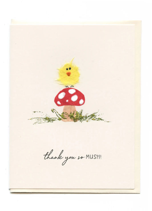 "THANK YOU SO MUSH" Card