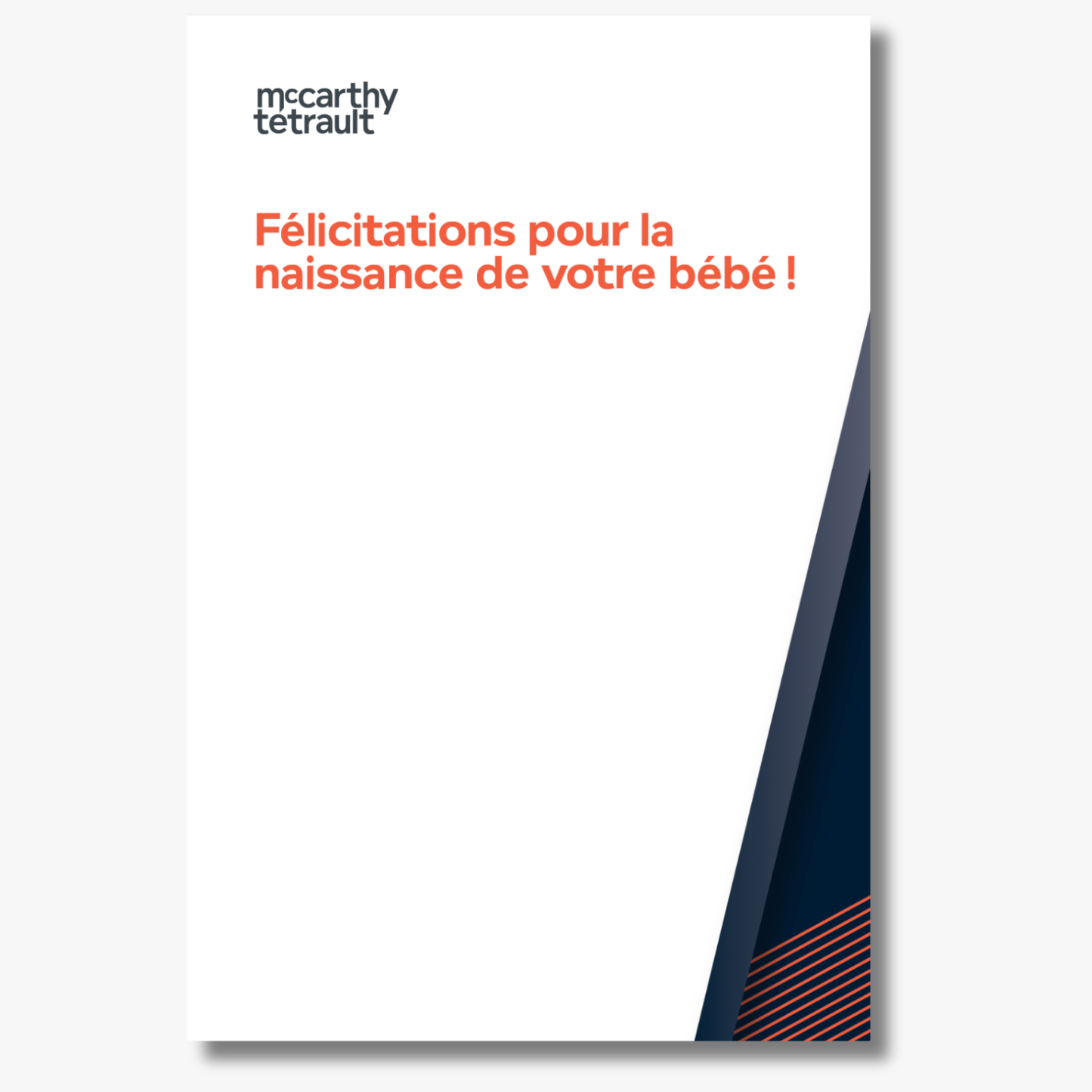 FR - Carte Félicitations – Nouveau-né