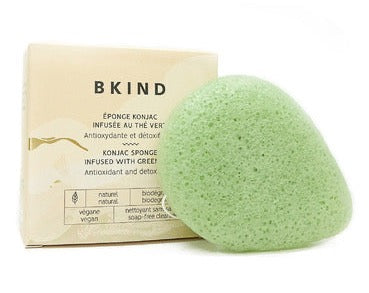 BKIND - Konjac Facial Sponge (Antioxidant Green Tea)