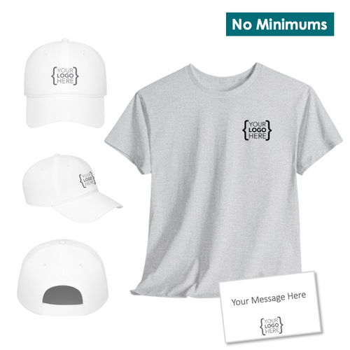 On-Demand Hat & T-Shirt Swag Kit