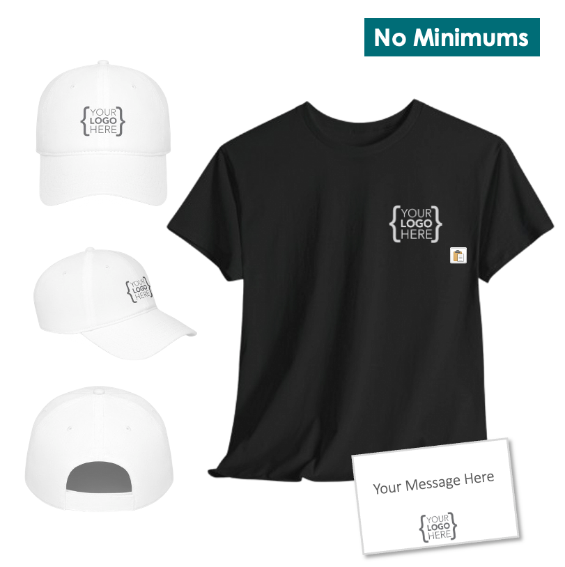 On-Demand Hat & T-Shirt Swag Kit