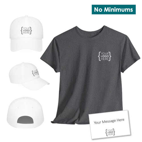 On-Demand Hat & T-Shirt Swag Kit