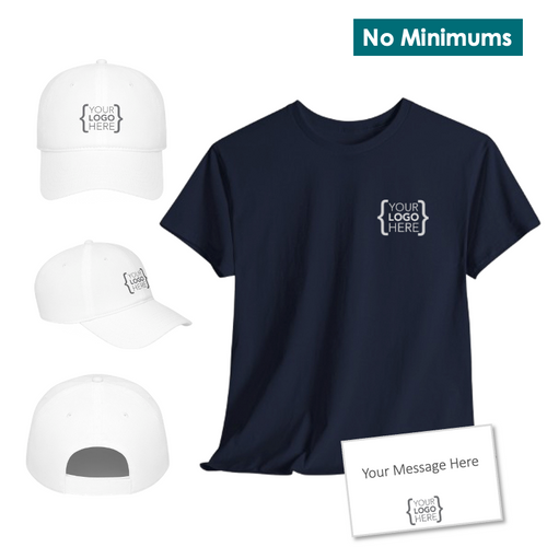 On-Demand Hat & T-Shirt Swag Kit