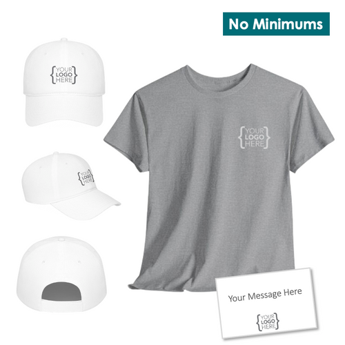 On-Demand Hat & T-Shirt Swag Kit