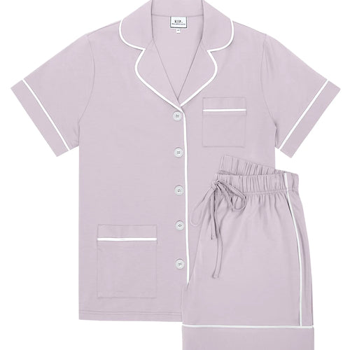 KIP. - Luxe Stretch Cotton Short Set
