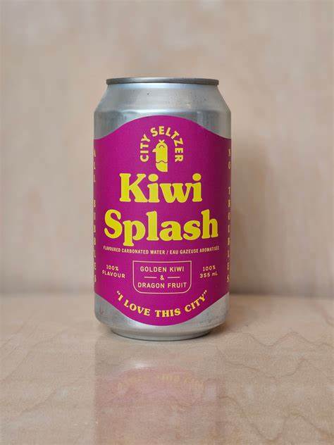City Seltzer - Kiwi Splash