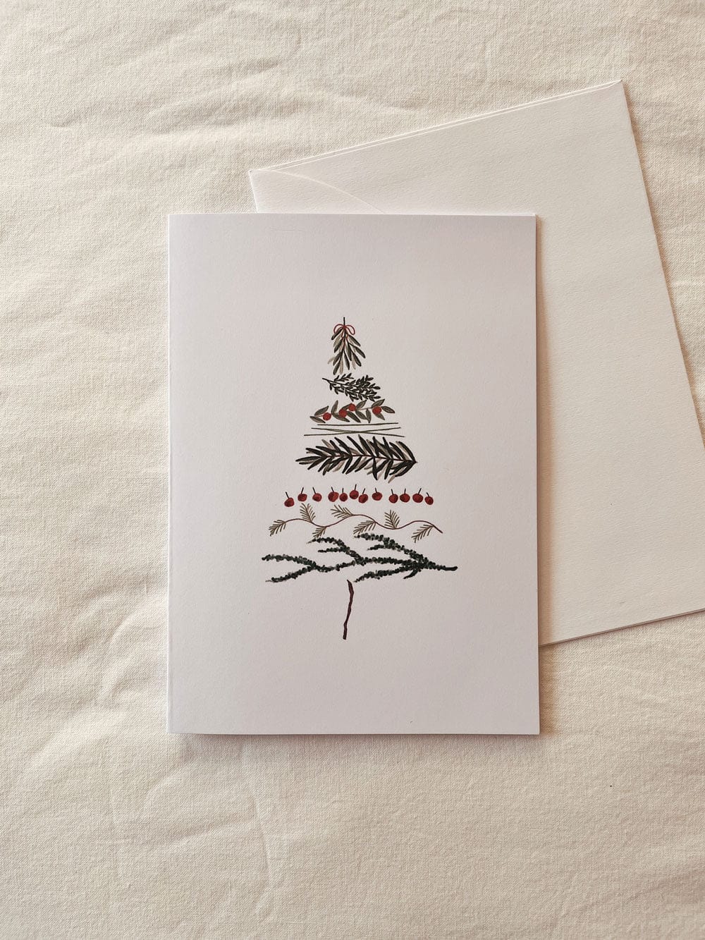 "Minimal Christmas Tree" Card