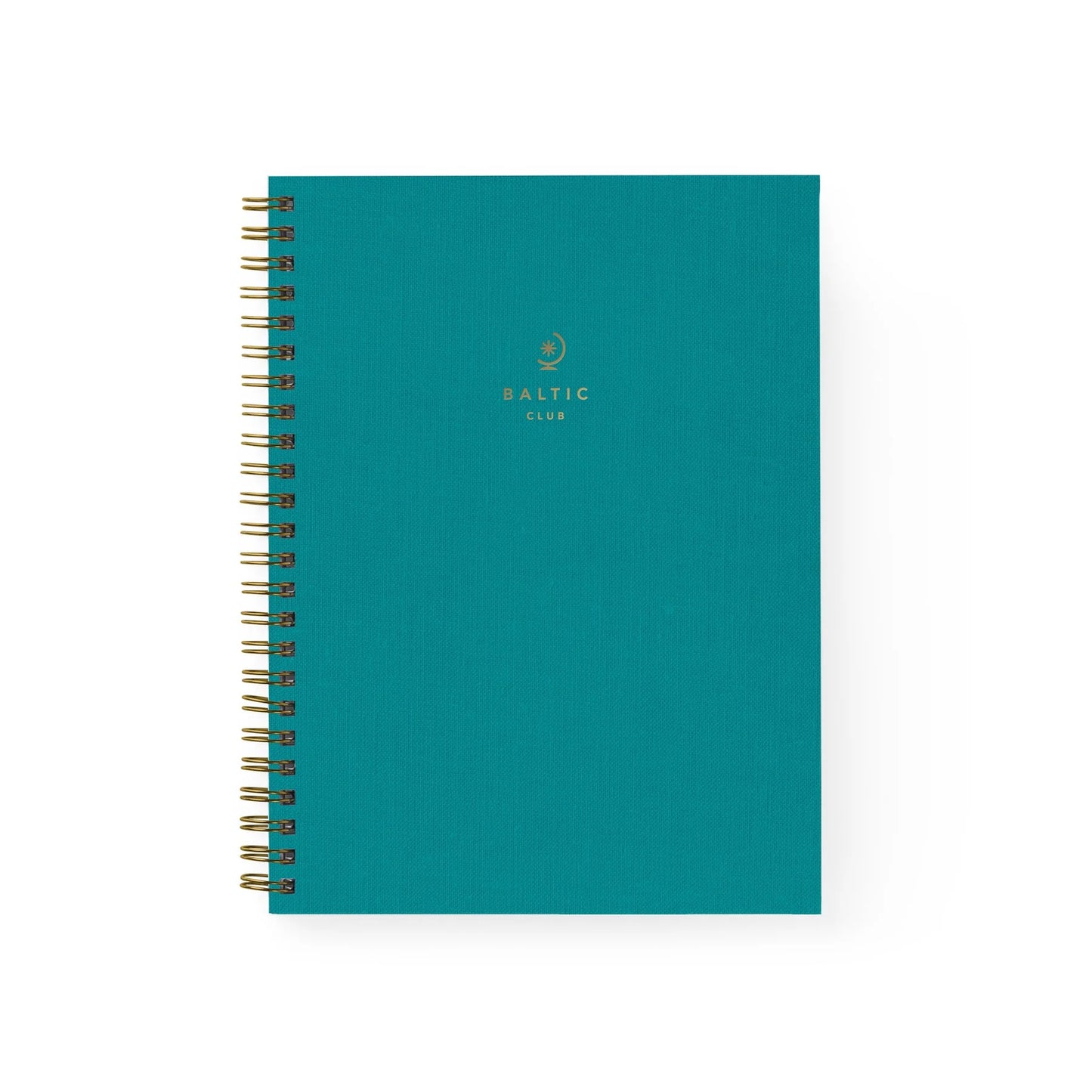 Baltic Club - Teal Spiral Notebook