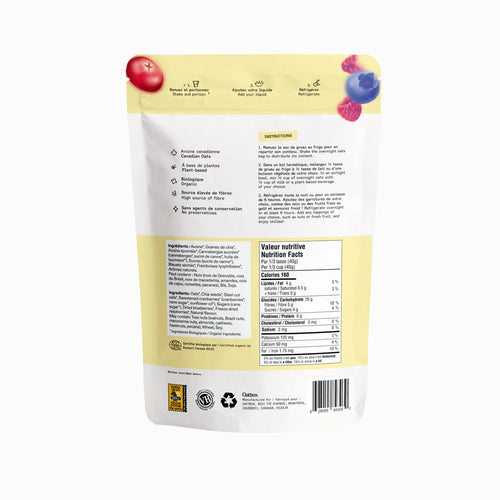 Oatbox - Overnight Oats Field Berries 280g