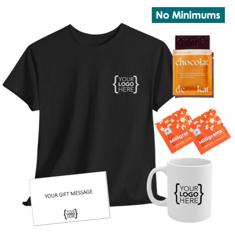 On-Demand Coffee Break Kit + Branded T-Shirt & Mug