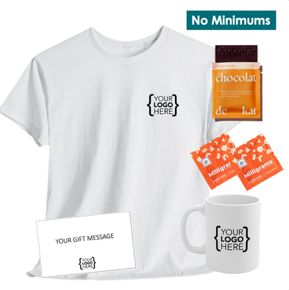 On-Demand Coffee Break Kit + Branded T-Shirt & Mug