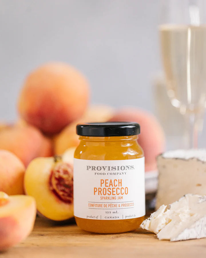Peach Prosecco Sparkling Jam 125mL - Provisions Food Company