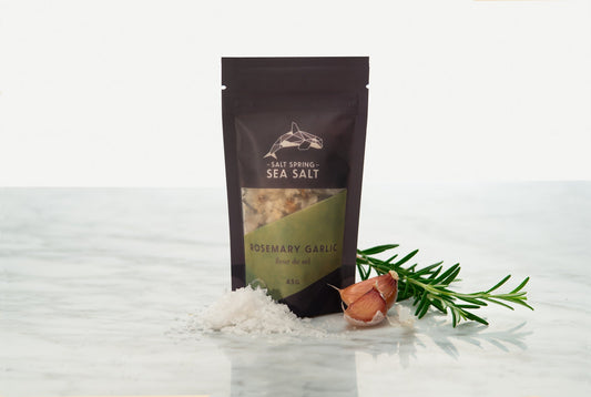 Salt Spring Sea Salt - Rosemary Garlic Fleur de Sel 45g