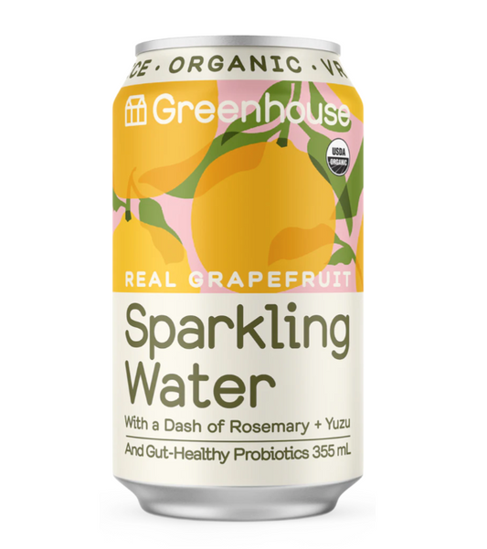 Real Grapefruit Sparkling Water - Greenhouse Juice