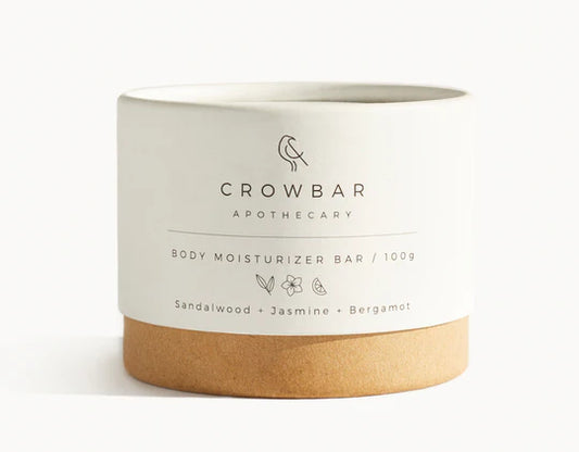 Crowbar Apothecary - Body Moisturizer Bar (Sandalwood, Jasmine & Bergamot)