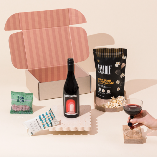 Red Wine and Snacks Gift Box