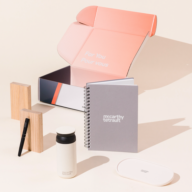 McCarthy Tetrault Desk Essentials gift box