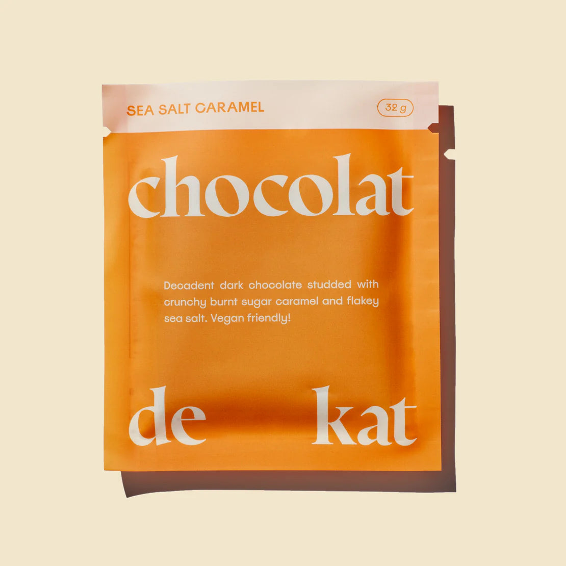 Sea Salt Caramel - Chocolate Bar - Chocolat de Kat