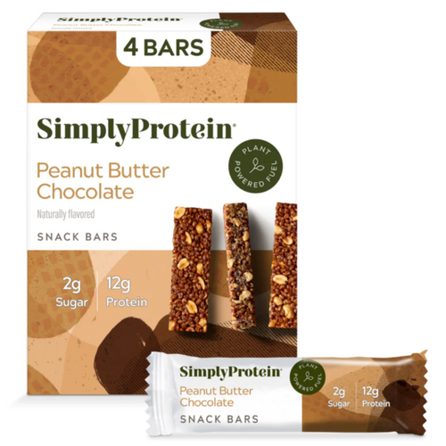 SimplyProtein - Peanut Butter Chocolate Protein Bars (Box of 4 x 40g)