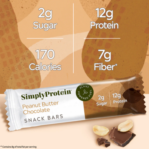 SimplyProtein - Peanut Butter Chocolate Protein Bars (Box of 4 x 40g)