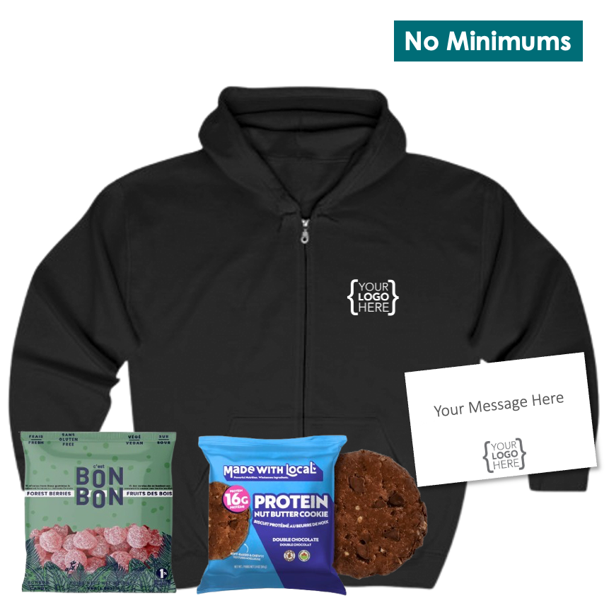 On-Demand Snack Kit + Zip-Up Hoodie