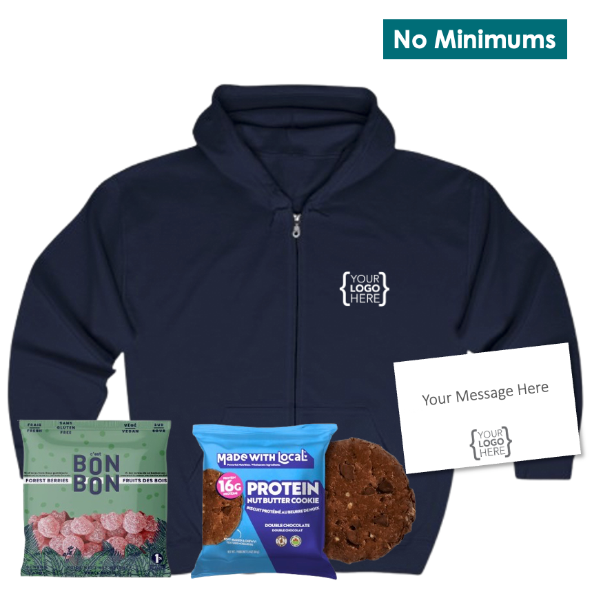 On-Demand Snack Kit + Zip-Up Hoodie