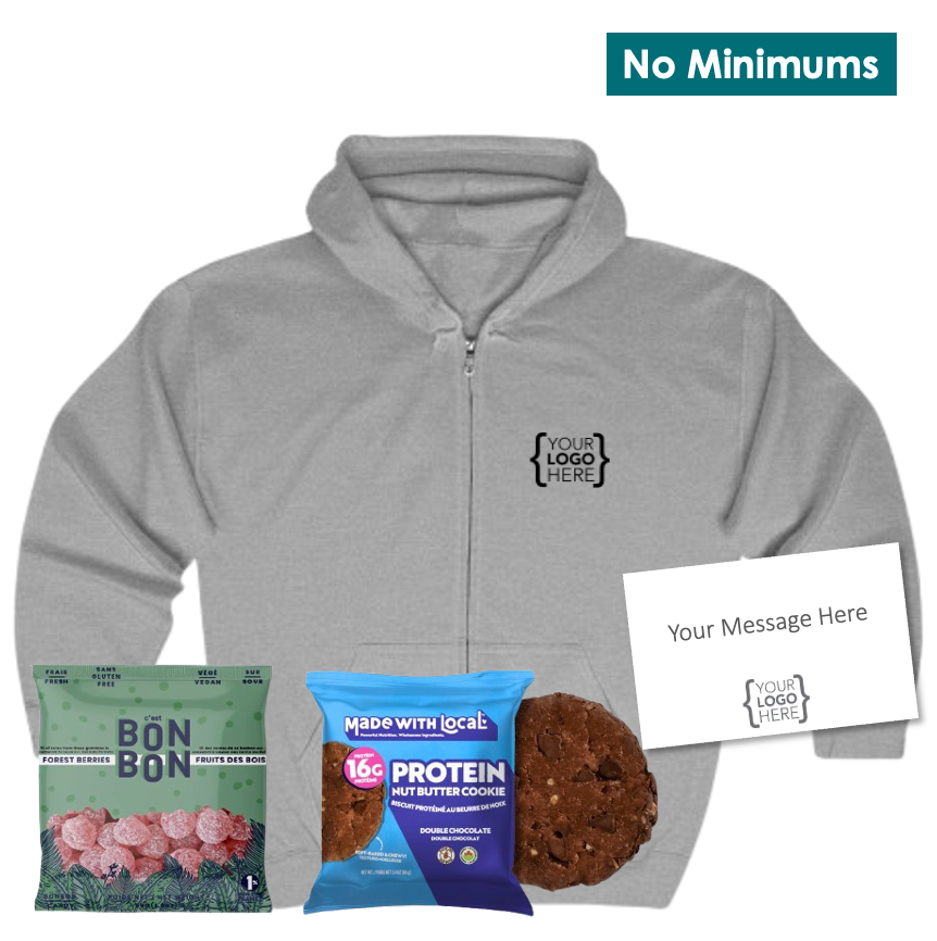 On-Demand Snack Kit + Zip-Up Hoodie