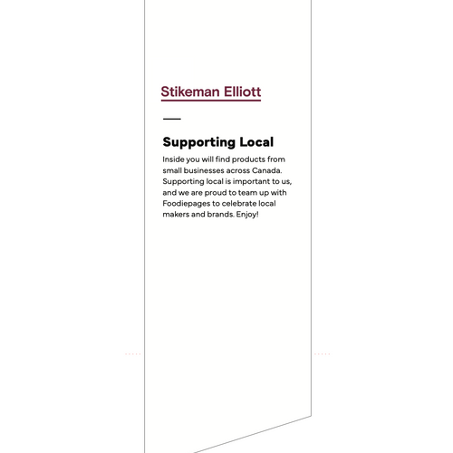 Stikeman Elliott Box Sticker (Supporting Local)