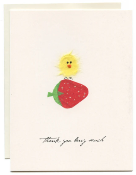 "Thank you Berry Much" Card