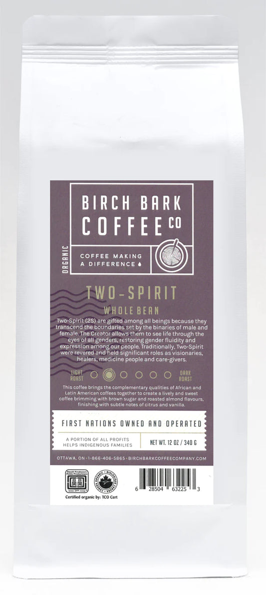 Birch Bark Coffee Co - Two-Spirit WHOLE BEAN 12oz