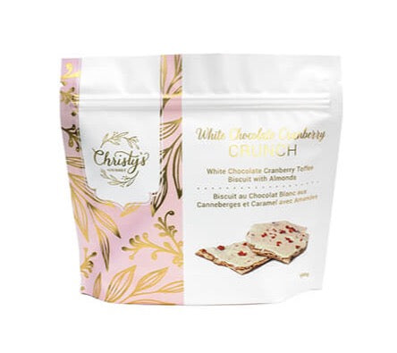 Christy's Gourmet - Cranberry Chocolate Toffee Crunch 180g