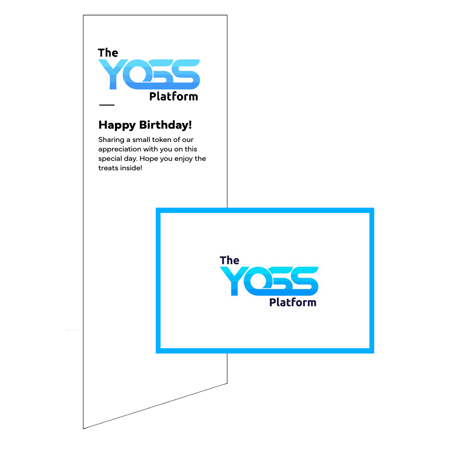 YOSS - Happy Birthday Box Sticker + Insert