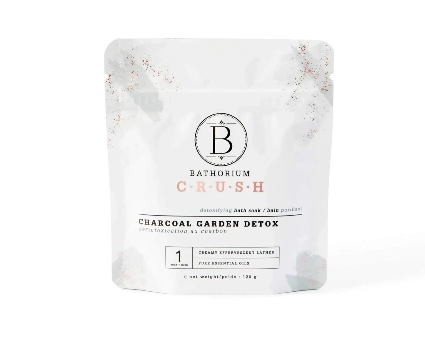 Bathorium - Charcoal Garden Detox Crush 120g (1 bath)