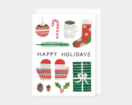"HAPPY HOLIDAYS" Card