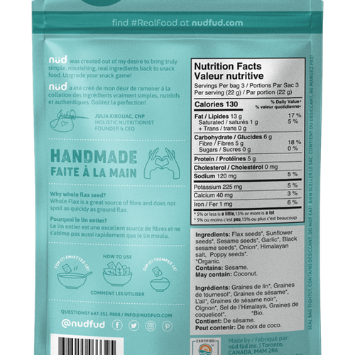 Nud Fud - Everything Flax Crackers 66g