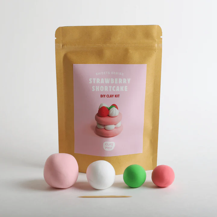 Claymoo - Strawberry Shortcake Clay Kit
