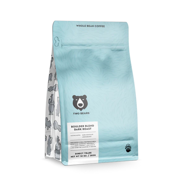 Two Bears Coffee - Boulder House Blend (10 oz, 283 grams - beans)