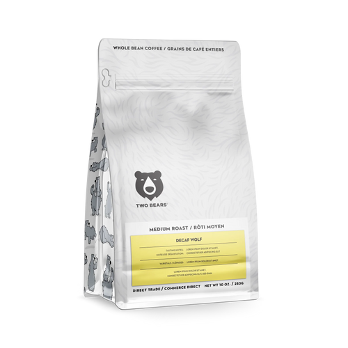 Two Bears Coffee - WS Colombia Swiss Water Decaf (10 oz, 283 grams - beans)