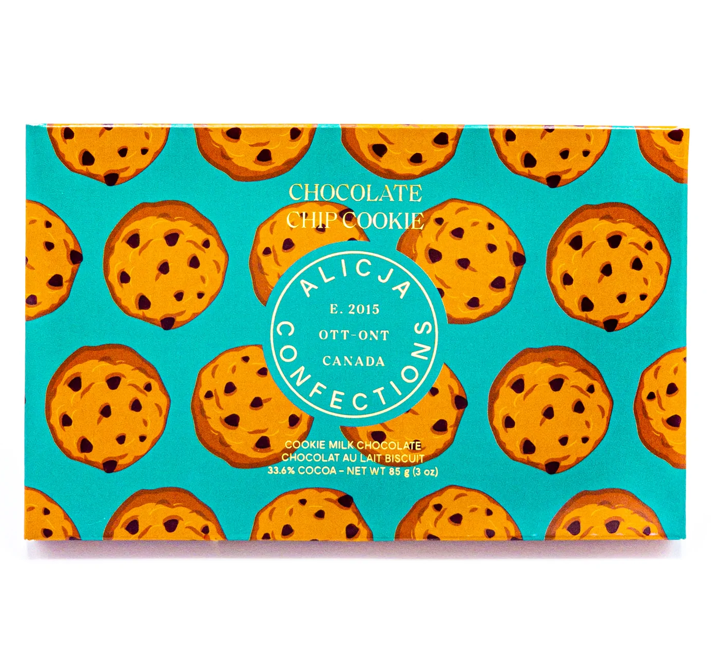 Alicja Confections -  Milk Chocolate Chip Cookie 85g
