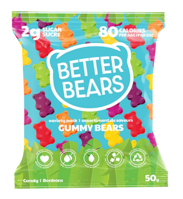Better Bears - Variety Pack Gummies 50g