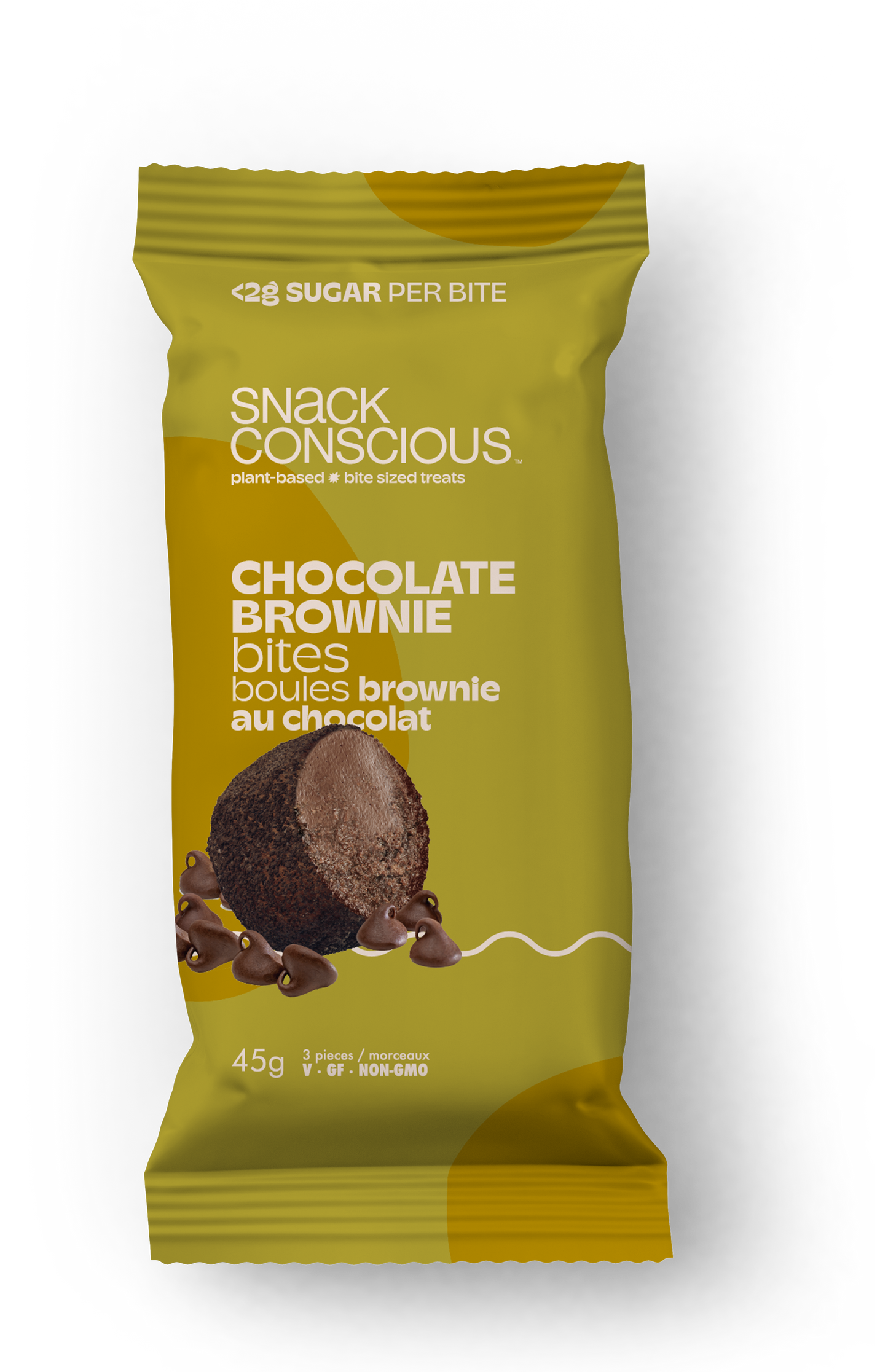 SnackConscious - Chocolate Brownie Bites 45g