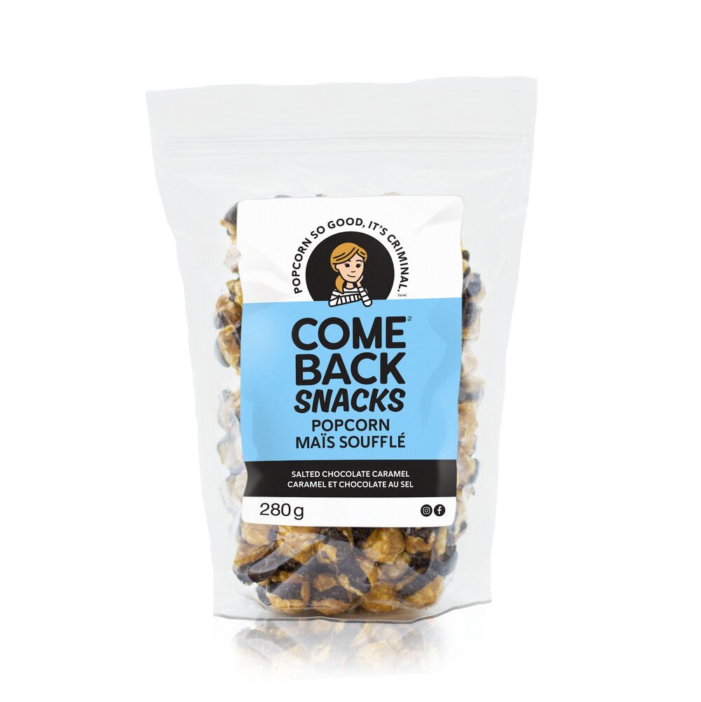 Comeback Snacks - Salted Chocolate Caramel Popcorn 280g