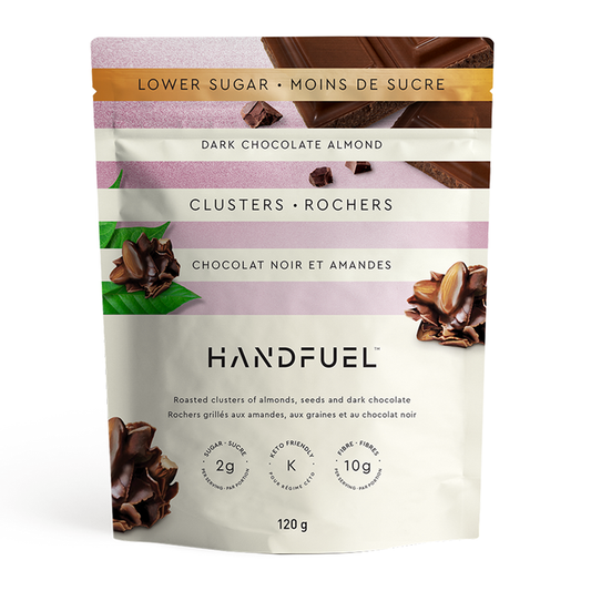 Handfuel - Dark Chocolate Almond Clusters 120g