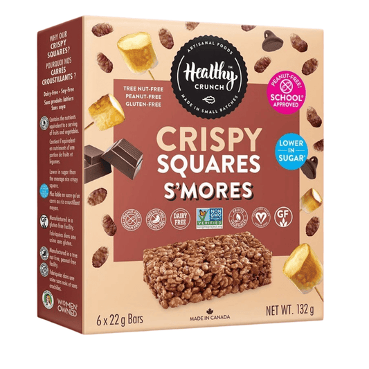 Healthy Crunch - S'mores Crispy Squares (6x22g bars)