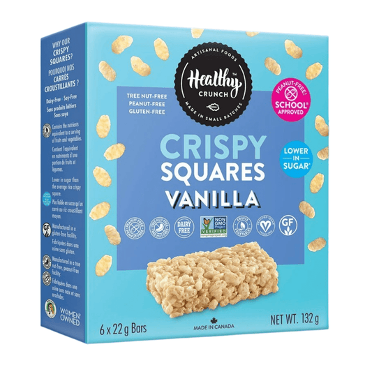 Healthy Crunch - Vanilla Crispy Squares (6x22g bars)