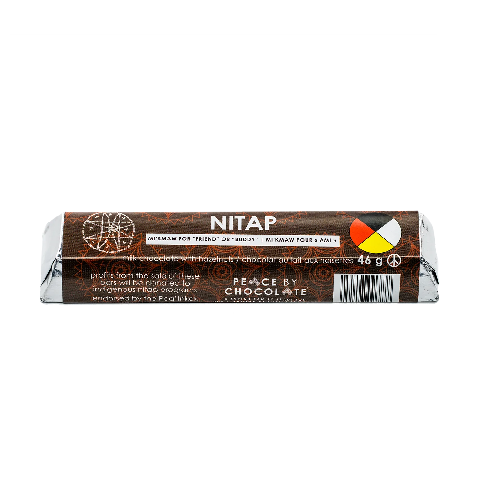 Nitap Nitap Bars (46g) - Peace By Chocolate – Foodiepages